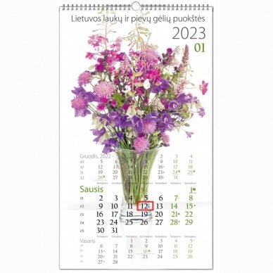 2023 m. Sieninis gėlių kalendorius