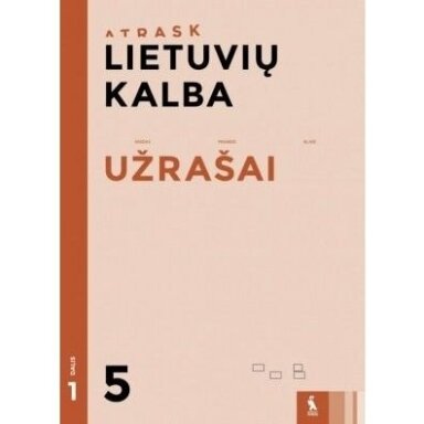 978543006390 Lietuvių kalba.Užrašai 5kl /1 d(S. Atrask) Asta Kibildienė, Ingrida Visockienė