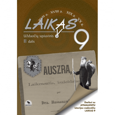 Ignas Kapleris, Antanas Meištas, Karolis Mickevičius, Živilė Tamkutonytė-Mikailienė. Laikas 9kl/2d.užduočių sąs.