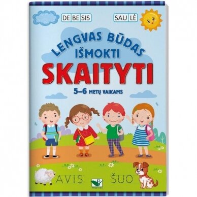 Lengvas būdas išmokti skaityti 5-6 metų vaikams