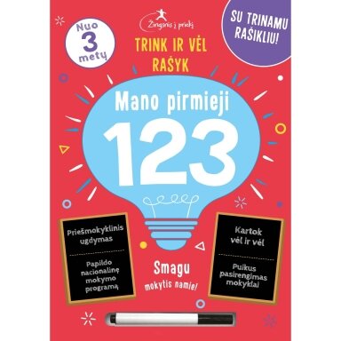 Mano pirmieji 123. Trink ir vėl rašyk