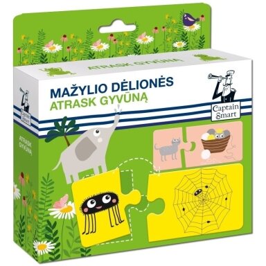 Mažylio dėlionės. Atrask gyvūną