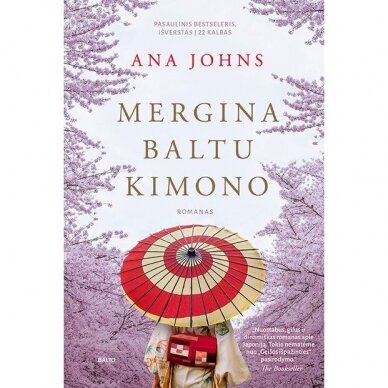 Mergina baltu kimono. Ana Ana Johns