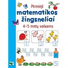 Pirmieji matematikos žingsneliai 4-5 metų vaikams