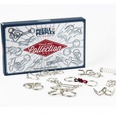 Puzzle and Perplex: Set of 10 metal puzzles
