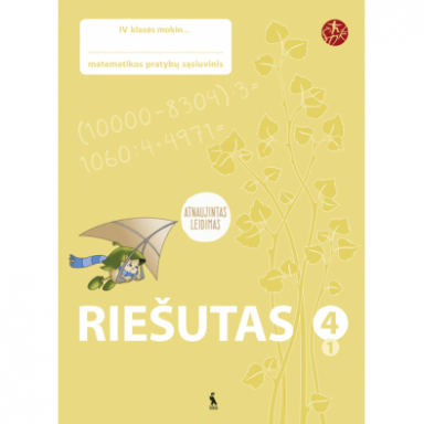 Jolanta Žvirblienė, Salomėja Žeknienė. Riešutas. Pratybų sąsiuvinis 4 klasei, 1 dalis (atnaujinta)
