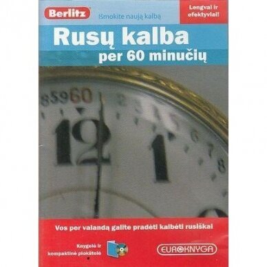 Rusų kalba per 60 minučių (CD+knyga)