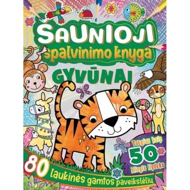 Šaunioji spalvinimo knyga.Gyvūnai