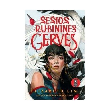 Šešios rubininės gervės.  Elizabeth Lim
