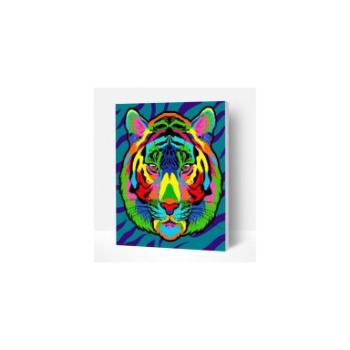 SP deimantinė dėlionė Pop Tigras 30*40 cm